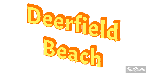 Deerfield Beach Efekt tekstowy