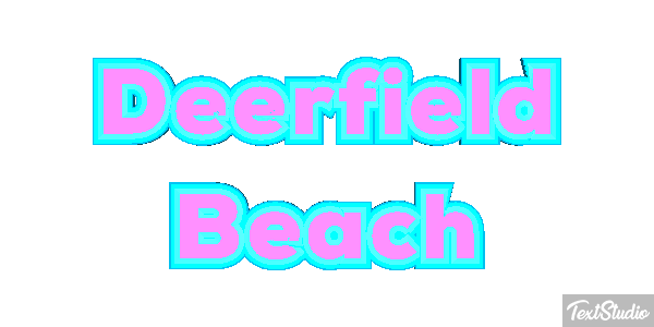 Deerfield Beach Efekt tekstowy