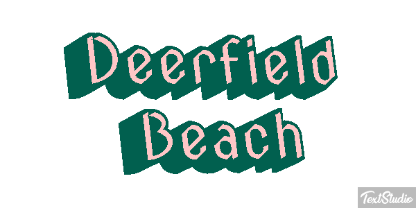 Deerfield Beach Efekt tekstowy