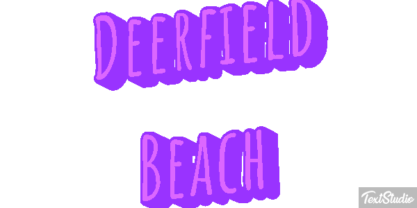 Deerfield Beach Efekt tekstowy