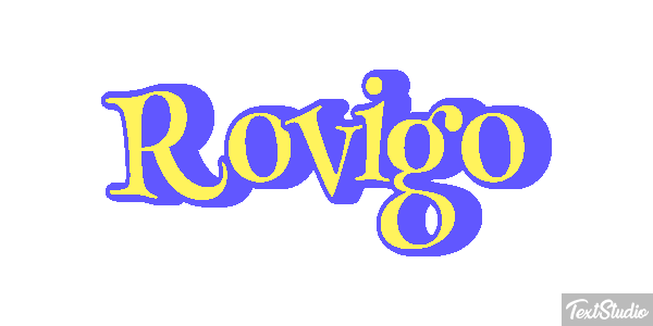 Rovigo Effet de texte