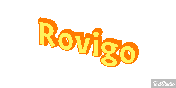 Rovigo Effet de texte