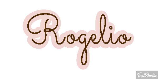 Rogelio Efecto de texto