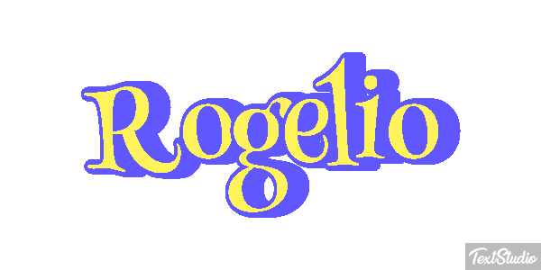 Rogelio Efecto de texto