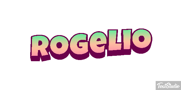 Rogelio Efecto de texto