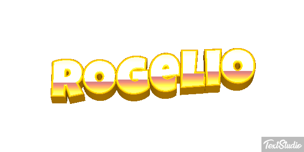 Rogelio Efecto de texto