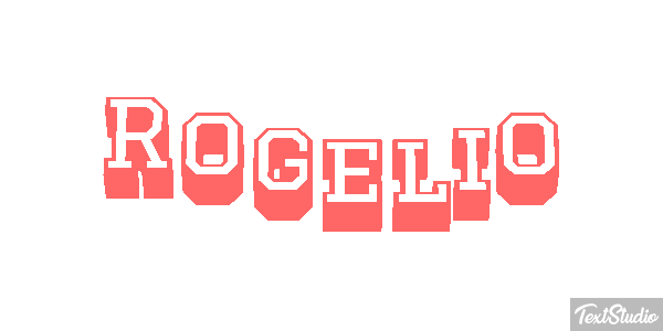 Rogelio Efecto de texto