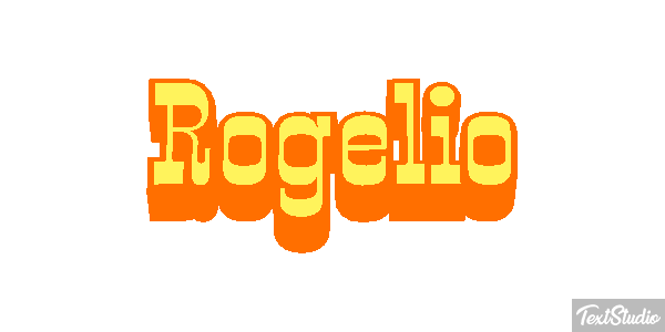 Rogelio Efecto de texto