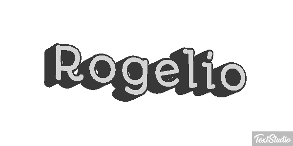 Rogelio Efecto de texto