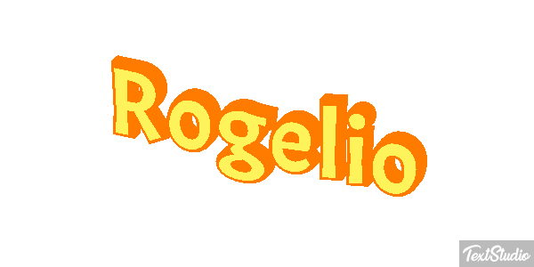 Rogelio Efecto de texto