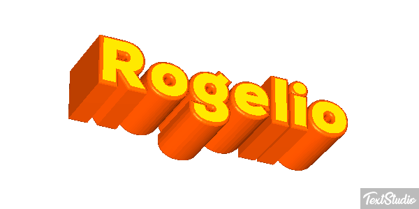 Rogelio Efecto de texto