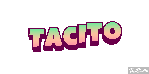 Tacito Effetto testo