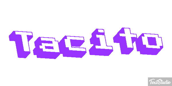 Tacito Effetto testo