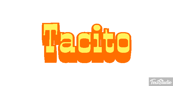 Tacito Effetto testo