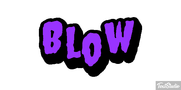 Blow Text effect