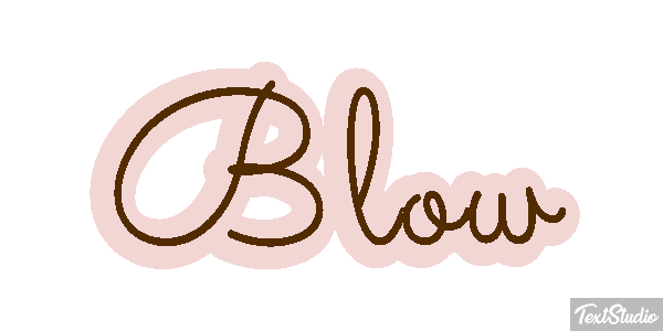 Blow Text effect