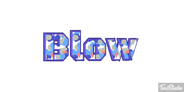 Blow Text effect