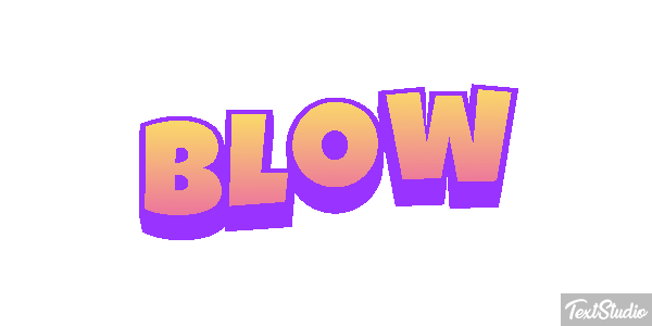 Blow Text effect