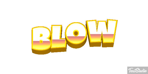 Blow Text effect