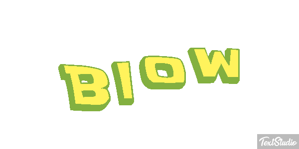 Blow Text effect
