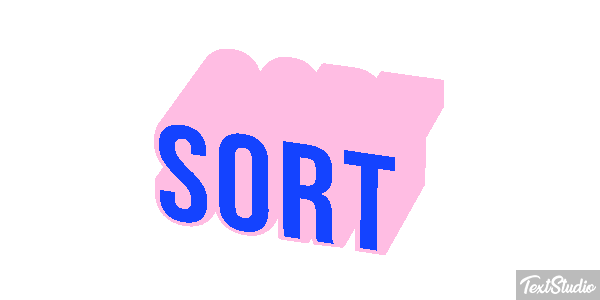 Sort Effetto testo