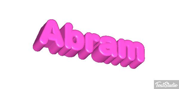 Abram Efecto de texto