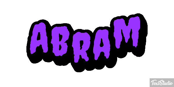 Abram Efecto de texto
