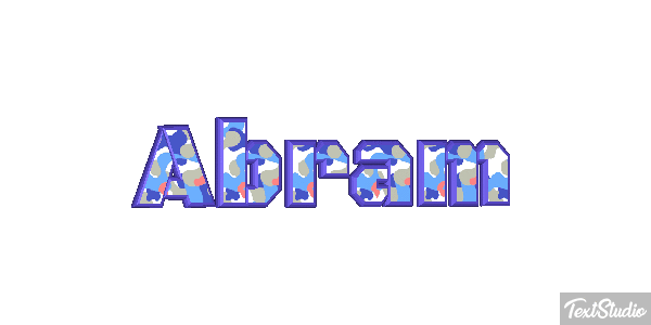Abram Efecto de texto