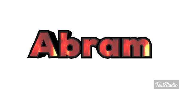 Abram Efecto de texto