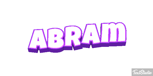 Abram Efecto de texto