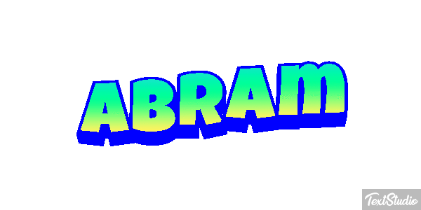 Abram Efecto de texto