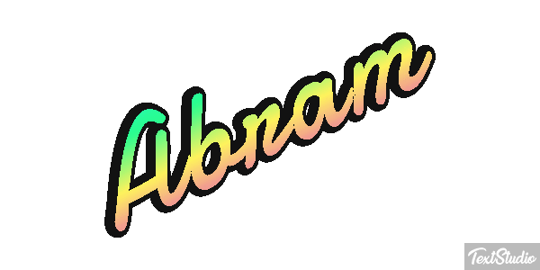 Abram Efecto de texto