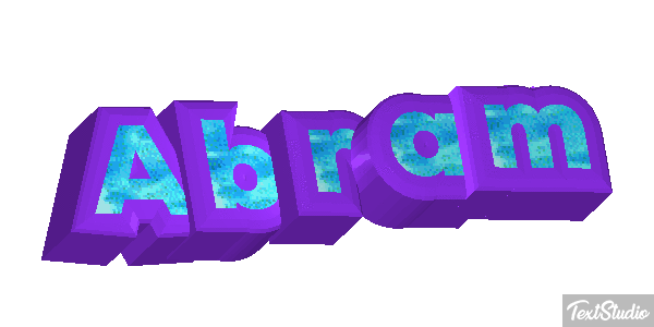Abram Efecto de texto