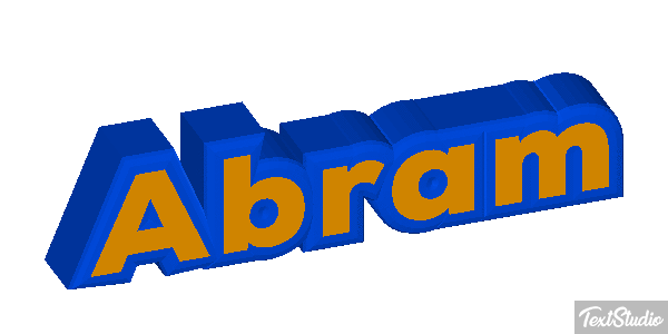Abram Efecto de texto