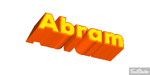 Abram Efecto de texto