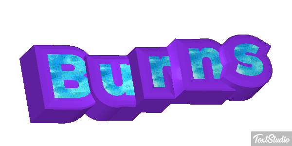 Burns Effetto testo