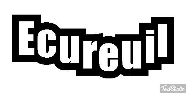 Écureuil Text effect