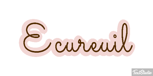 Écureuil Text effect