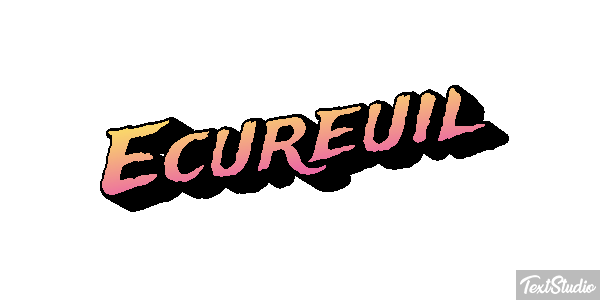 Écureuil Text effect