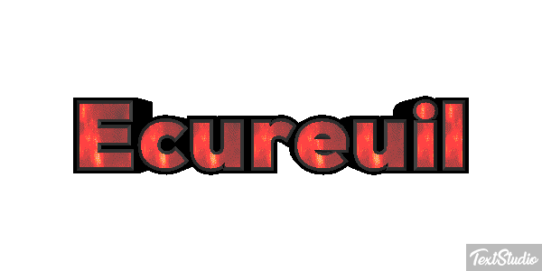 Écureuil Text effect