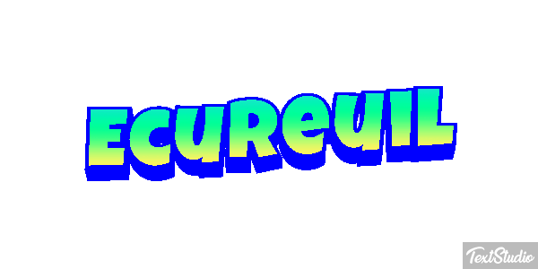 Écureuil Text effect