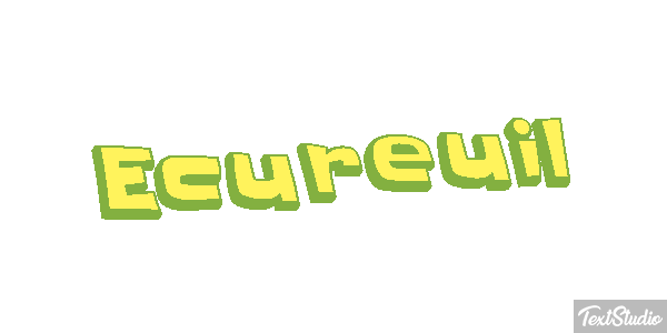 Écureuil Text effect