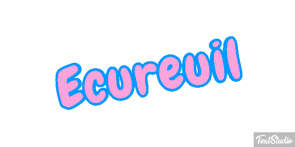 Écureuil Text effect