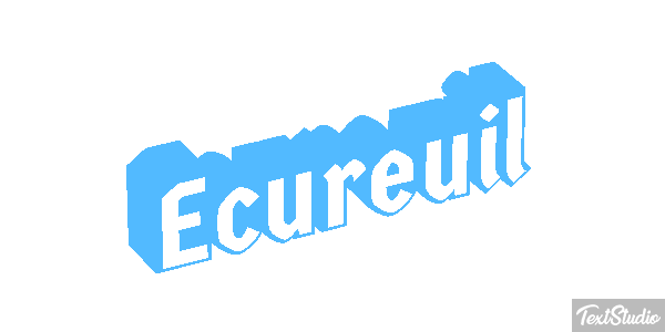 Écureuil Text effect