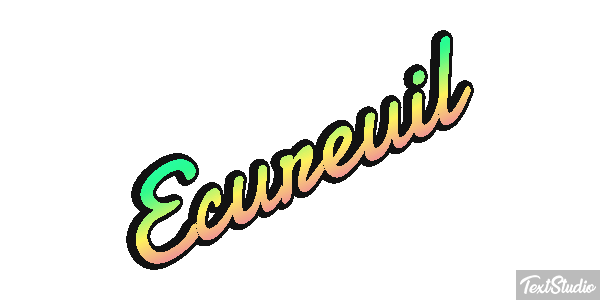 Écureuil Text effect