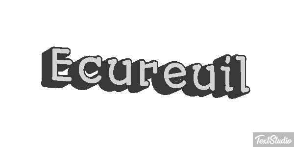 Écureuil Text effect