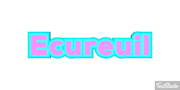 Écureuil Text effect
