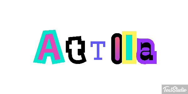 Attila Texteffekt