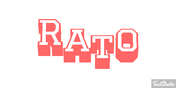 Rato Efeito do texto