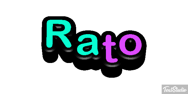 Rato Efeito do texto